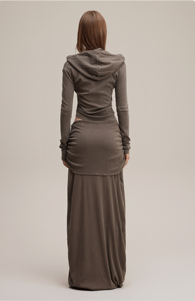 Sexy V-Neck Slim Top & Skirt Set