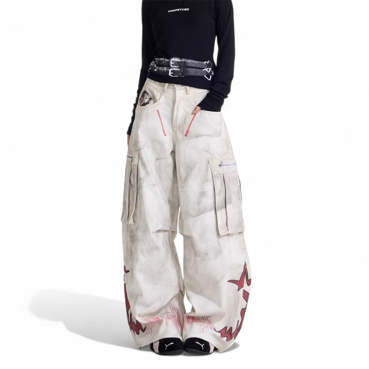 washed old stains rub color jeans