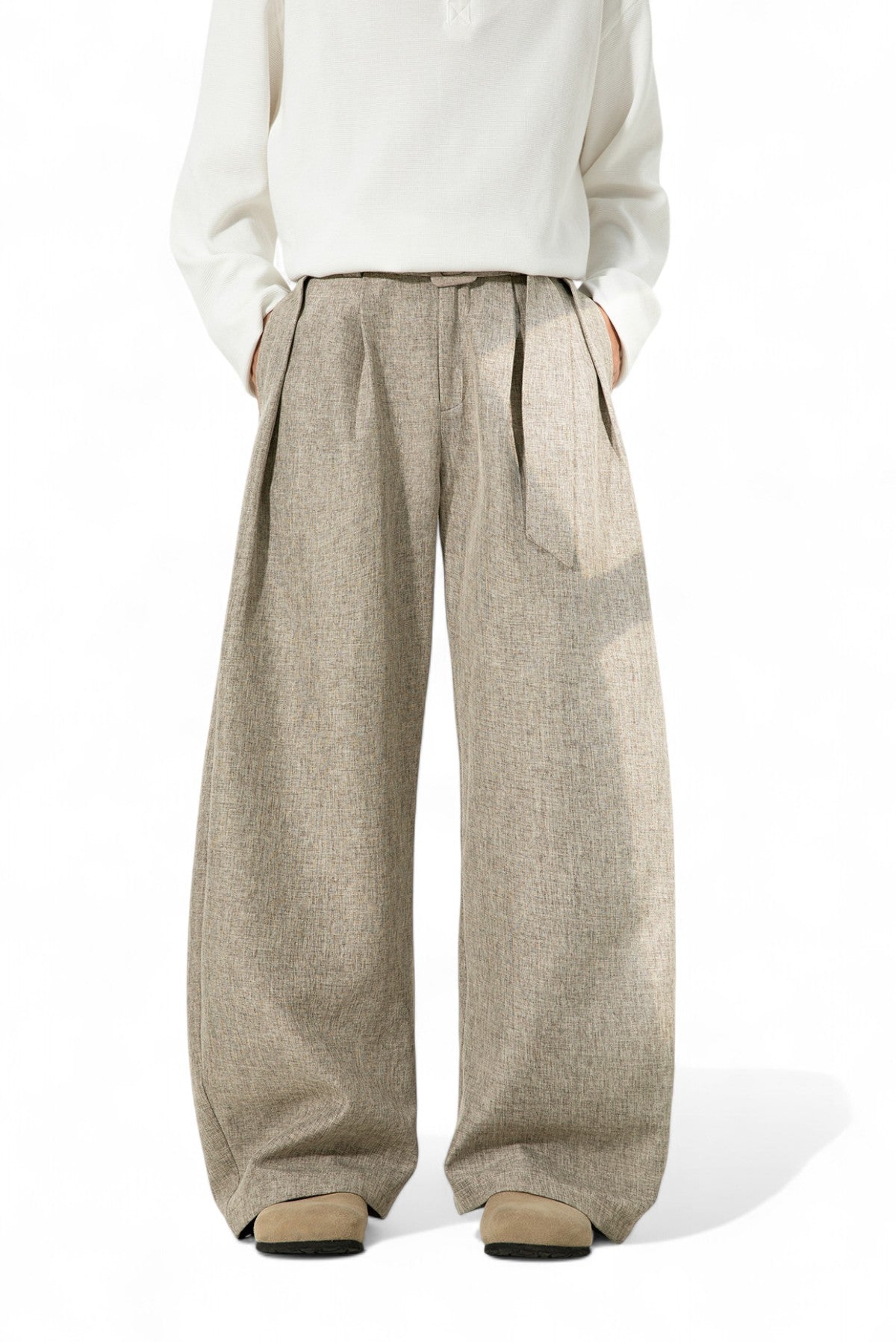 loose straight trousers
