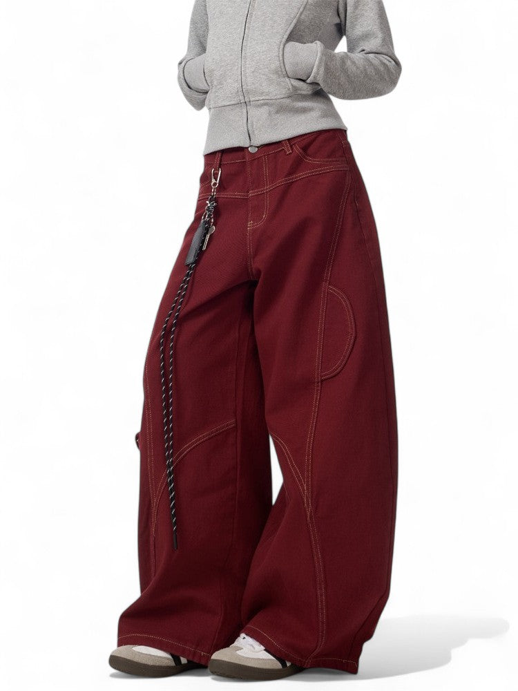 Design Loose Floor-Length Pants