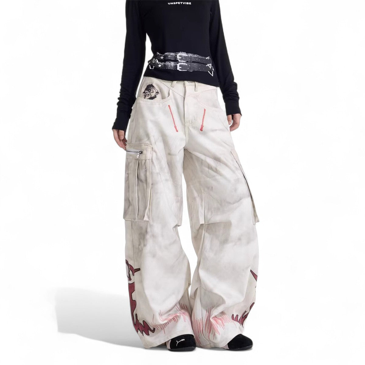 washed old stains rub color jeans