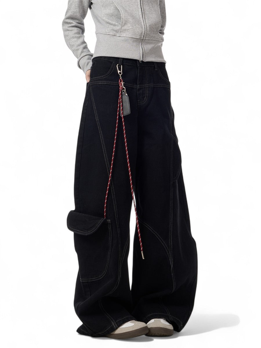 Design Loose Floor-Length Pants